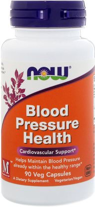 Now Foods, Blood Pressure Health, 90 Veg Capsules ,والصحة، وضغط الدم