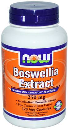 Now Foods, Boswellia Extract, 250 mg, 120 Veg Capsules ,الصحة، الالتهاب، بوزويليا