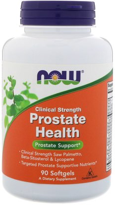 Now Foods, Clinical Strength Prostate Health, 90 Softgels ,الصحة، الرجال، البروستاتا