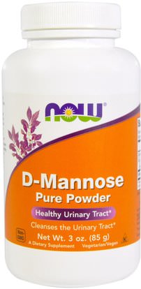 Now Foods, D-Mannose Pure Powder, 3 oz (85 g) ,المكملات الغذائية، د- مانوز
