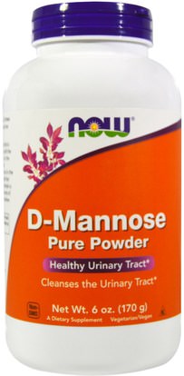 Now Foods, D-Mannose Pure Powder, 6 oz (170 g) ,المكملات الغذائية، د- مانوز