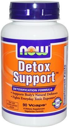 Now Foods, Detox Support, 90 Veg Capsules ,الصحة، السموم