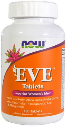 Now Foods, EVE, Superior Womens Multi, 180 Tablets ,الفيتامينات، النساء الفيتامينات