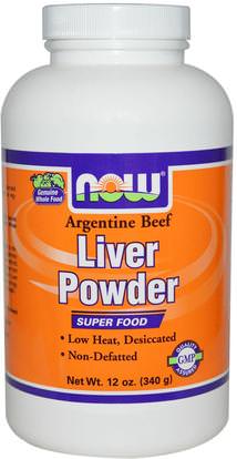 Now Foods, Liver Powder, 12 oz (340 g) ,المكملات الغذائية، منتجات الكبد، الكبد المجفف