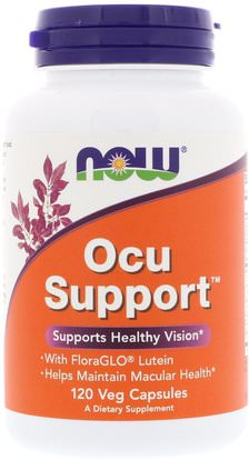 Now Foods, Ocu Support, 120 Veg Capsules ,والرعاية الصحية، والعناية بالعيون، والرعاية الرؤية، والرؤية