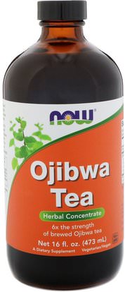Now Foods, Liquid Ojibwa Tea, 16 fl oz (473 ml) ,المكملات الغذائية، إسياك (إيسياك)، الأغنام حميض