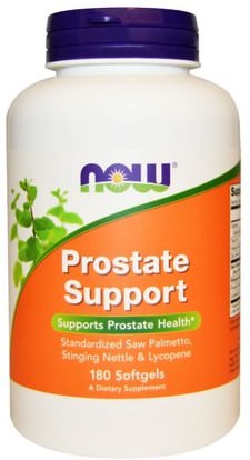 Now Foods, Prostate Support, 180 Softgels ,الصحة، الرجال، البروستاتا