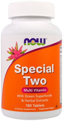 Now Foods, Special Two, Multi Vitamin, 180 Tablets ,الفيتامينات، الفيتامينات