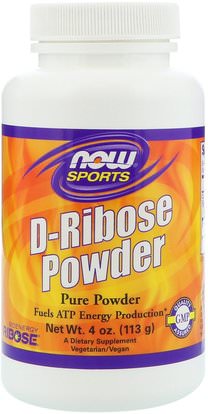 Now Foods, Sports, D-Ribose Powder, 4 oz (113 g) ,الرياضة، د ريبوز