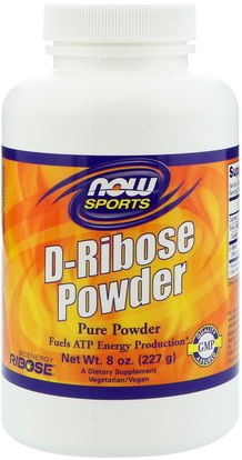 Now Foods, Sports, D-Ribose Powder, 8 oz (227 g) ,الرياضة، د ريبوز