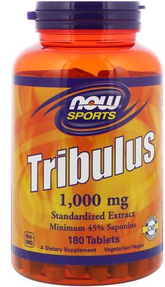 Now Foods, Sports, Tribulus, 1,000 mg, 180 Tablets ,الرياضة، تريبولوس
