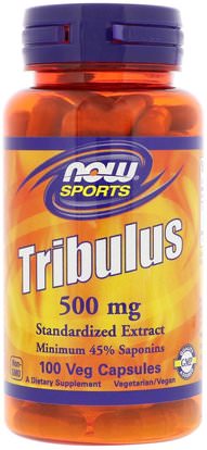 Now Foods, Tribulus, 500 mg, 100 Veg Capsules ,الرياضة، تريبولوس