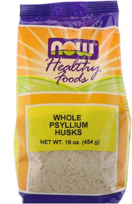 Now Foods, Whole Psyllium Husks, 16 oz (454 g) ,المكملات الغذائية، قشر سيلليوم، قشور سيلليوم كله