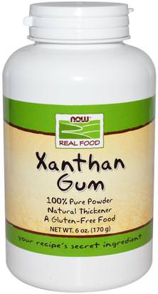 Now Foods, Xanthan Gum, 6 oz (170 g) ,المكملات الغذائية، الألياف، صمغ زنتان
