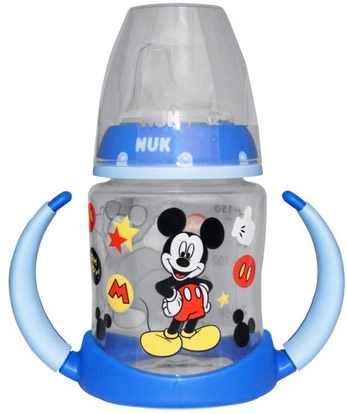 NUK, Disney Baby, Mickey Mouse Learner Cup, 6+ Months, 1 Cup, 5 oz (150 ml) ,صحة الأطفال، أطفال الأطعمة، تغذية الطفل، سيبي الكؤوس