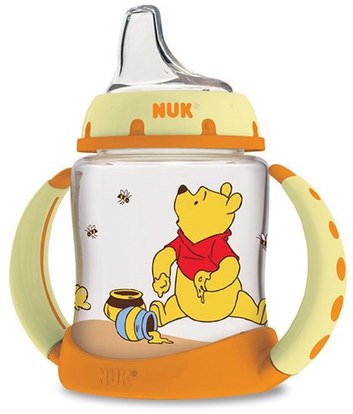 NUK, Disney Baby, Winnie The Pooh Learner Cup, 6+ Months, 1 Cup, 5 oz (150ml) ,صحة الأطفال، أطفال الأطعمة، تغذية الطفل، زجاجات الطفل