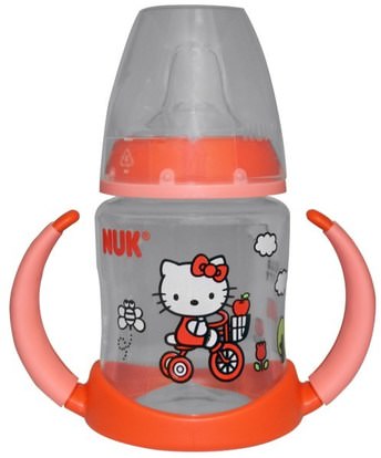 NUK, Hello Kitty, Learner Cup, 6+ Months, 1 Cup, 5 oz (150 ml) ,صحة الأطفال، أطفال الأطعمة، تغذية الطفل، سيبي الكؤوس