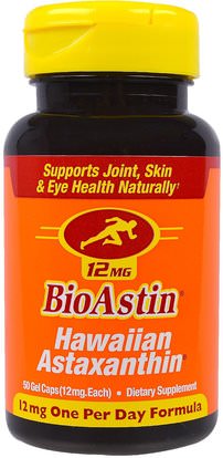 Nutrex Hawaii, BioAstin, 12 mg, 50 Gel Caps ,bioastin