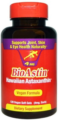 Nutrex Hawaii, BioAstin, 4 mg, 120 Vegan Soft Gels ,bioastin