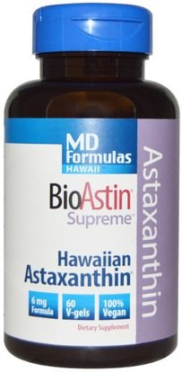 Nutrex Hawaii, BioAstin Supreme, 6 mg, 60 V-Gels ,bioastin