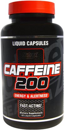 Nutrex Research Labs, Caffeine 200, Energy & Alertness, 60 Liquid Capsules ,والصحة، والطاقة