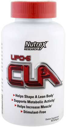Nutrex Research Labs, Lipo-6 CLA, 90 Softgels ,وفقدان الوزن، والنظام الغذائي، كلا (مترافق حمض اللينوليك)