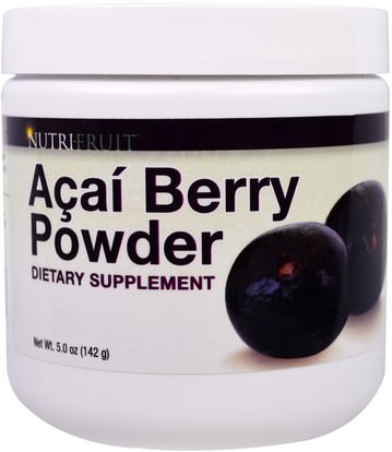 Nutri-Fruit, Acai Berry Powder, 5 oz (142 g) ,الغذاء، مقتطفات الفاكهة المجففة، سوبر الفواكه، مسحوق أكاي