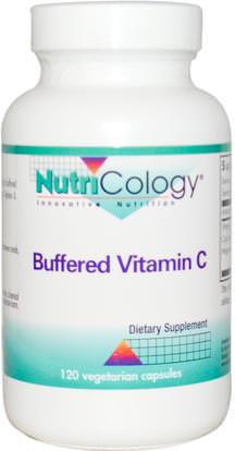 Nutricology, Buffered Vitamin C, 120 Veggie Caps ,الفيتامينات، فيتامين ج، فيتامين ج مخزنة