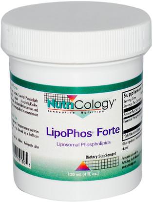 Nutricology, LipoPhos Forte, 4 fl oz (120 ml) ,والصحة، والقلب القلب والأوعية الدموية، ودعم القلب، والطاقة