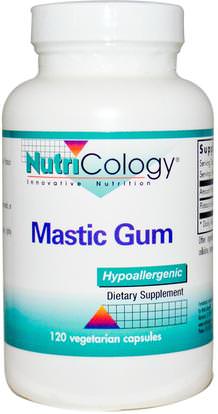 Nutricology, Mastic Gum, 120 Veggie Caps ,حمام، الجمال، العناية بالأسنان عن طريق الفم، الصمغ ماستيك، الصحة