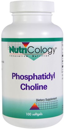 Nutricology, Phosphatidyl Choline, 100 Softgels ,الفيتامينات، الكولين، الفوسفاتيديل الكولين