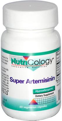 Nutricology, Super Artemisinin, 60 Veggie Caps ,الأعشاب، الأرتيميسينين