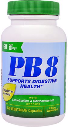 Nutrition Now, PB8 With Lactobacillus & Bifidobacterium, 120 Veggie Caps ,المكملات الغذائية، البروبيوتيك، استقرت البروبيوتيك