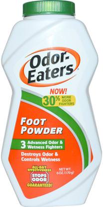 Odor Eaters, Foot Powder, 6 oz (170 g) ,حمام، الجمال، قدم قدم الرعاية