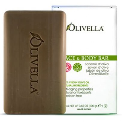 Olivella, Face & Body Bar, 3.52 oz (100 g) ,حمام، الجمال، الصابون