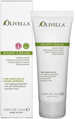 Olivella, Hand Cream, 2.54 fl oz (75 ml) ,حمام، الجمال، كريمات اليد