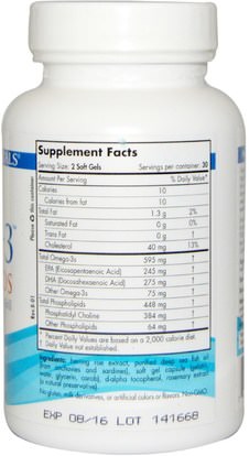 Herb-sa Nordic Naturals, Omega-3 Phospholipids, 650 mg, 60 Soft Gels