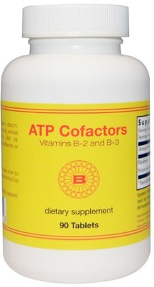 Optimox Corporation, ATP Cofactors, 90 Tablets ,الفيتامينات، فيتامين ب، فيتامين b2 - الريبوفلافين، فيتامين b3