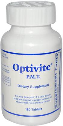 Optimox Corporation, Optivite, P.M.T., 180 Tablets ,الصحة، متلازمة ما قبل الحيض، بريمنستروال