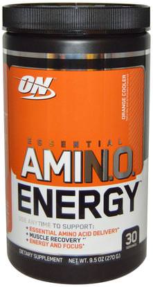 Optimum Nutrition, Essential Amino Energy, Orange Cooler, 9.5 oz (270 g) ,رياضات