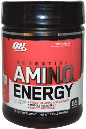 Optimum Nutrition, Essential Amino Energy, Watermelon, 1.29 lbs (585 g) ,رياضات