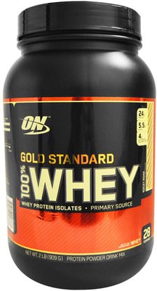 Optimum Nutrition, Gold Standard, 100% Whey, Rocky Road, 2 lb (909 g) ,رياضات
