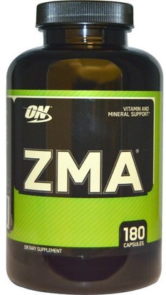 Optimum Nutrition, ZMA, 180 Capsules ,رياضات