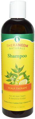 Organix South, TheraNeem Naturals, Shampoo, Scalp Therap, 12 fl oz (360 ml) ,حمام، الجمال، الشعر، فروة الرأس، الشامبو، مكيف