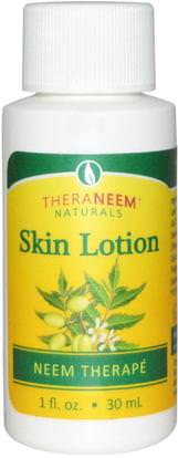 Organix South, TheraNeem Naturals, Skin Lotion, Neem Therape, 1 fl oz (30 ml) ,حمام، الجمال، غسول الجسم