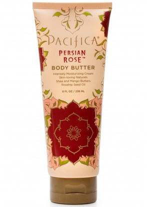 Pacifica, Body Butter, Persian Rose, 8 fl oz (236 ml) ,الصحة، الجلد، زبدة الجسم، زبدة الجسم