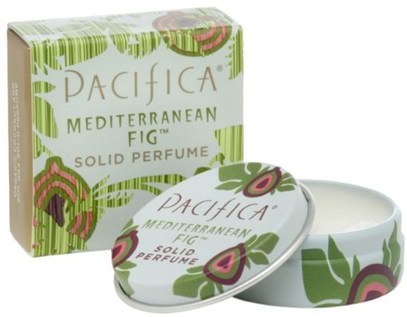 Pacifica, Mediterranean Fig, Solid Perfume.33 oz (10 g) ,حمام، الجمال، العطور، بخاخ العطور