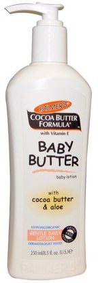 Palmers, Cocoa Butter Formula, Baby Butter, Gentle Daily Lotion, 8.5 fl oz (250 ml) ,حمام، الجمال، غسول الجسم، إمرأة، لوسيون