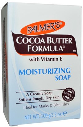 Palmers, Cocoa Butter Formula, Moisturizing Soap, 3.5 oz (100 g) ,حمام، الجمال، الصابون
