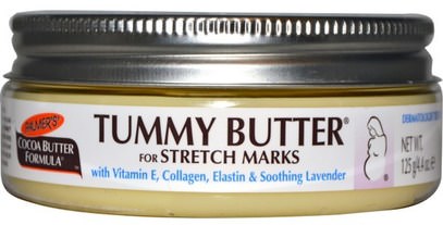 Palmers, Cocoa Butter Formula, Tummy Butter, For Stretch Marks, 4.4 oz (125 g) ,والصحة، والجلد، وتمتد علامات ندوب، زبدة الجسم